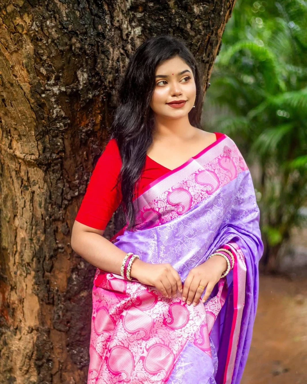 Women's Soft Silk Kanjivaram Katan Saree