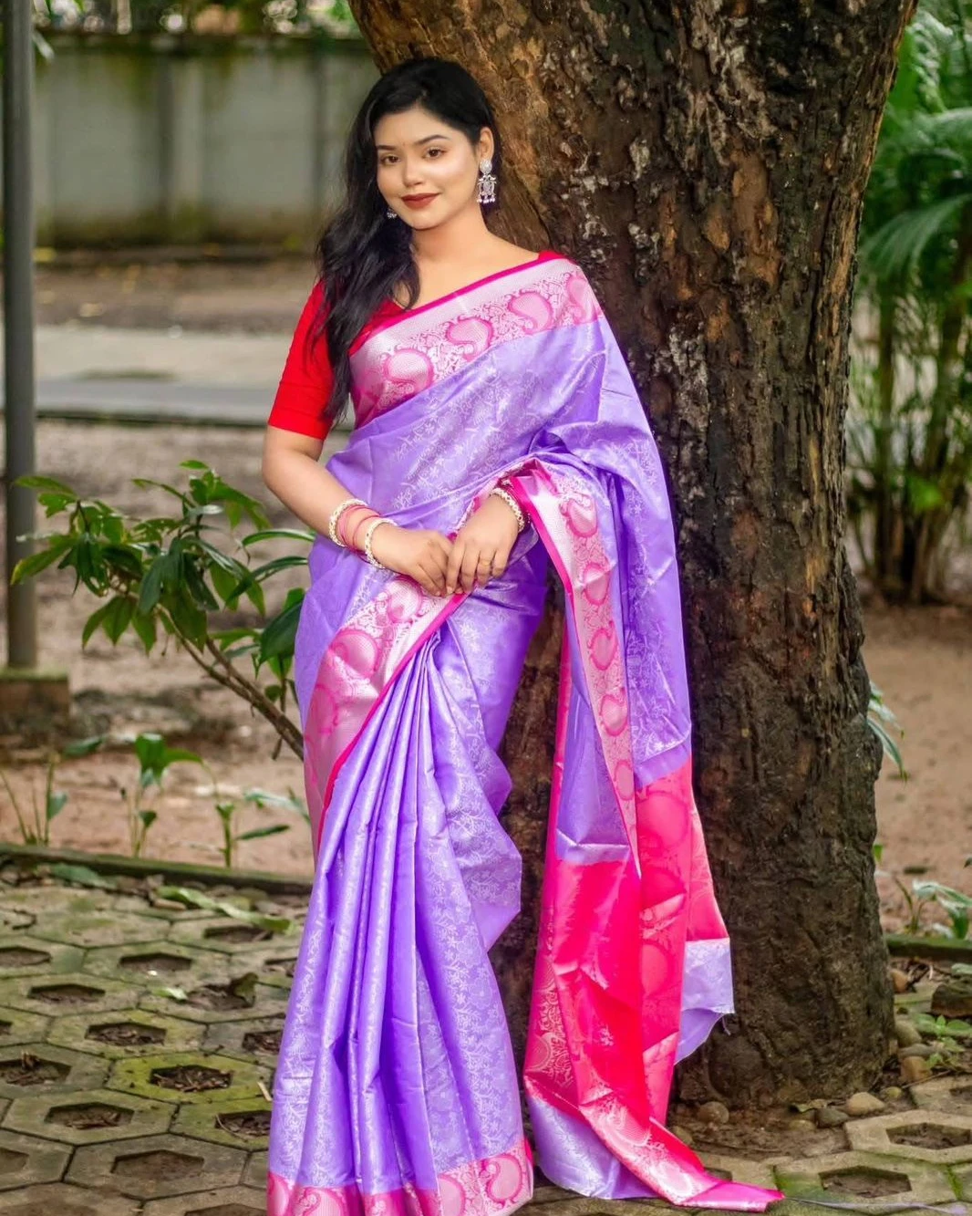 Women's Soft Silk Kanjivaram Katan Saree