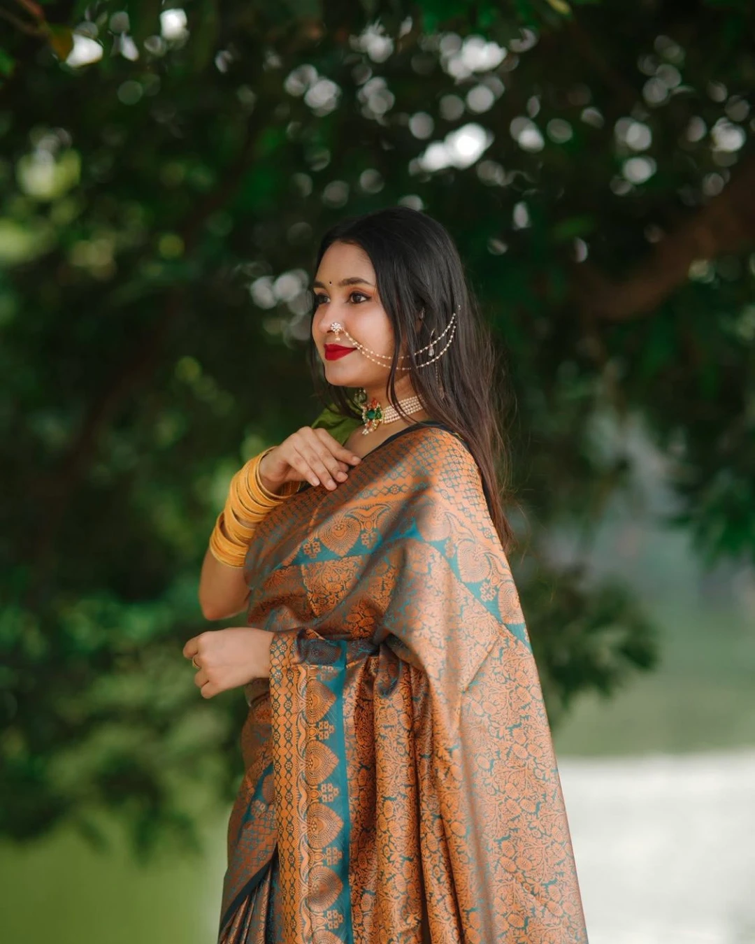 Women's Soft Silk Kanjivaram Katan Saree 1