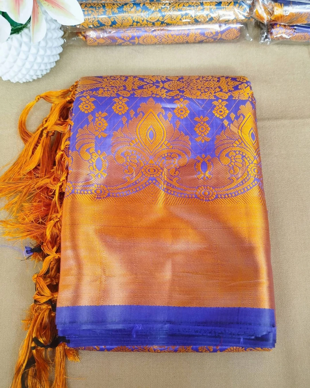 Women's Soft Silk Kanjivaram Katan Saree 2