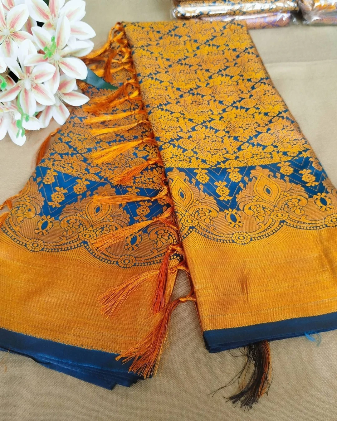 Women's Soft Silk Kanjivaram Katan Saree 2