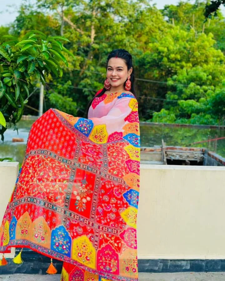 Women's Chanderi Silk Saree
