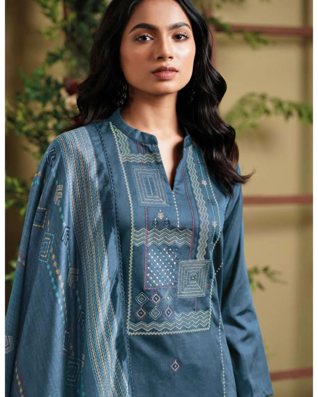 Women's Premium Casual & Festive Cotton 3-Piece Suit