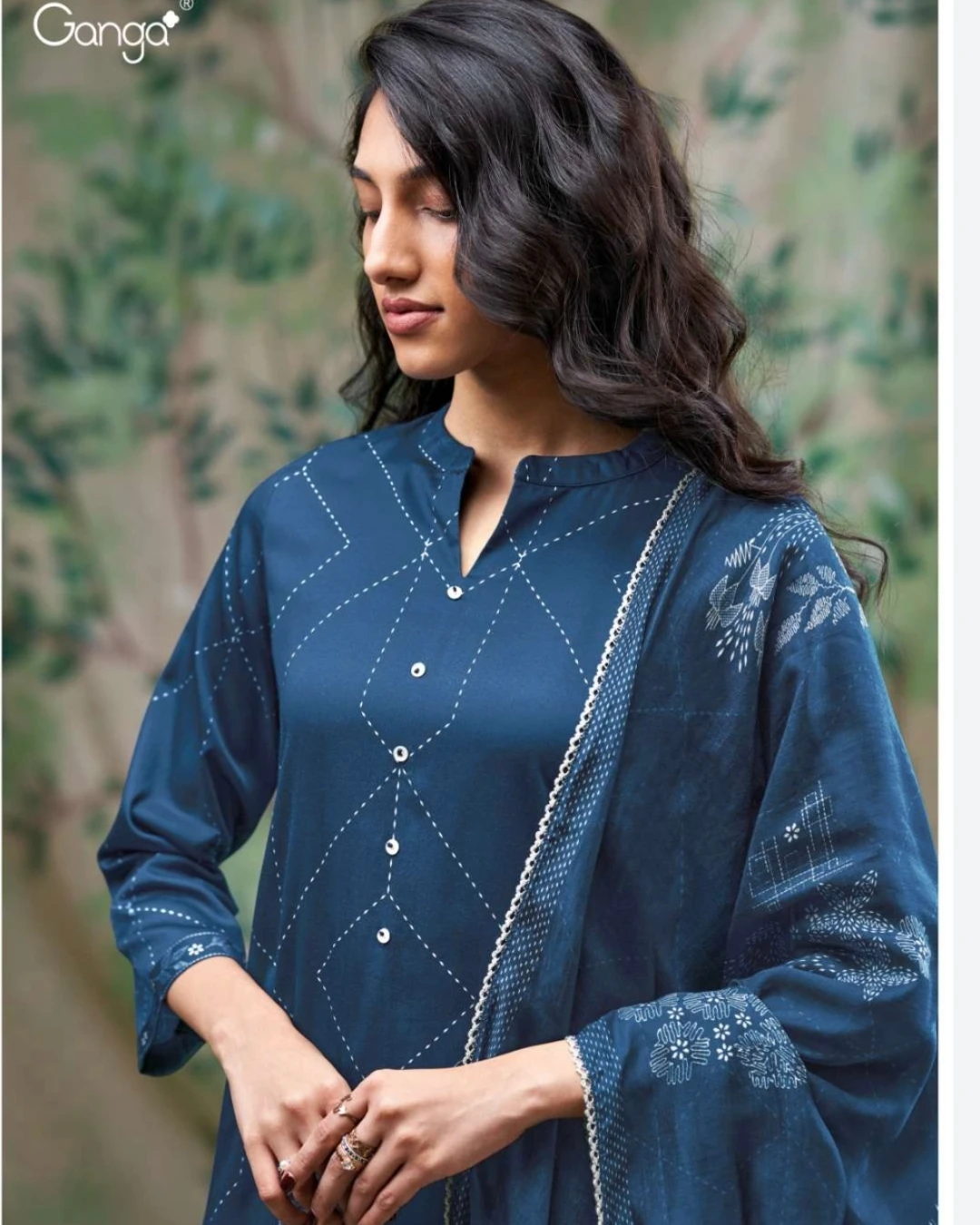 Women's Premium Unstitched Boutique Cotton 3-Piece Suit