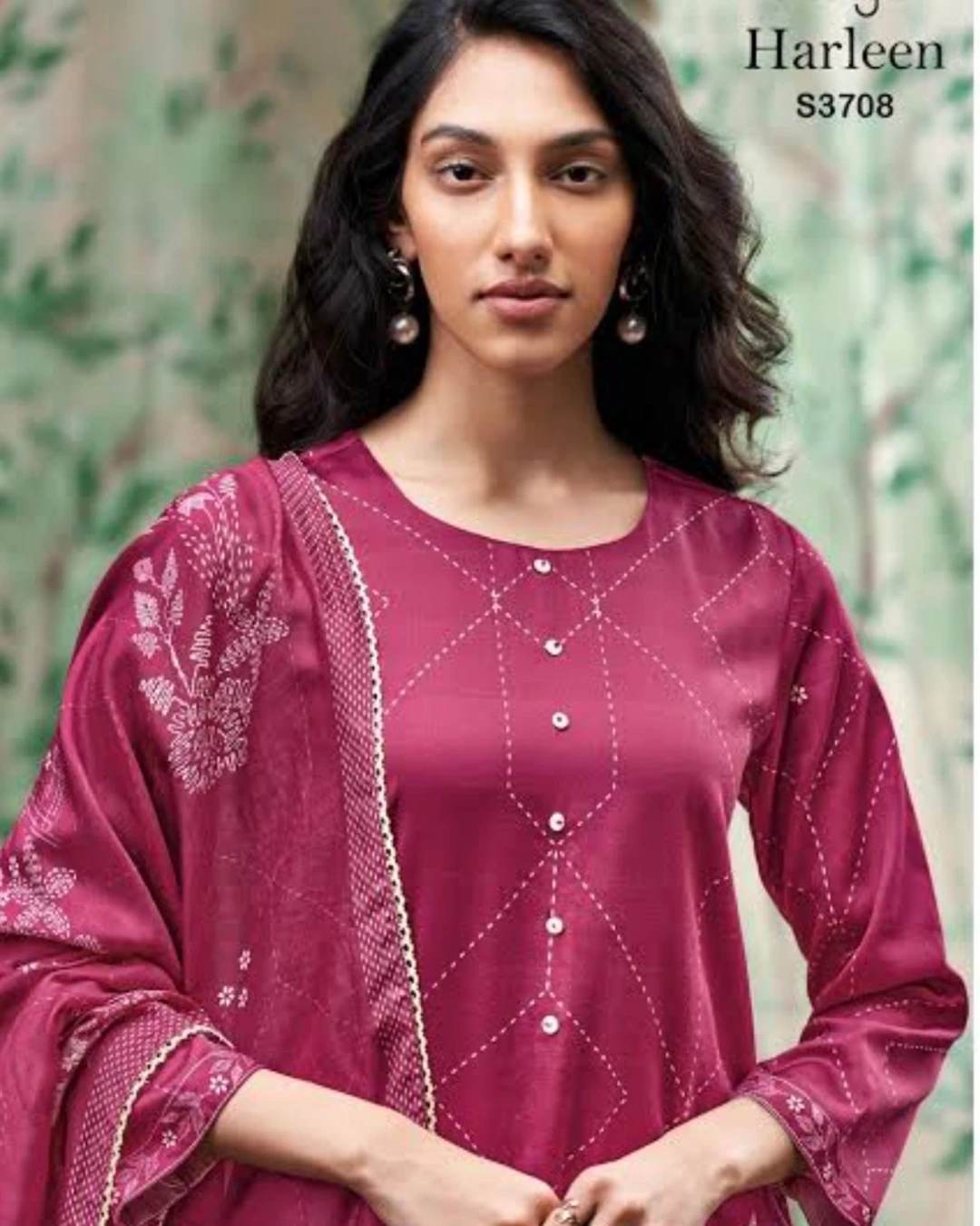 Women's Premium Unstitched Elegant Cotton 3-Piece Suit