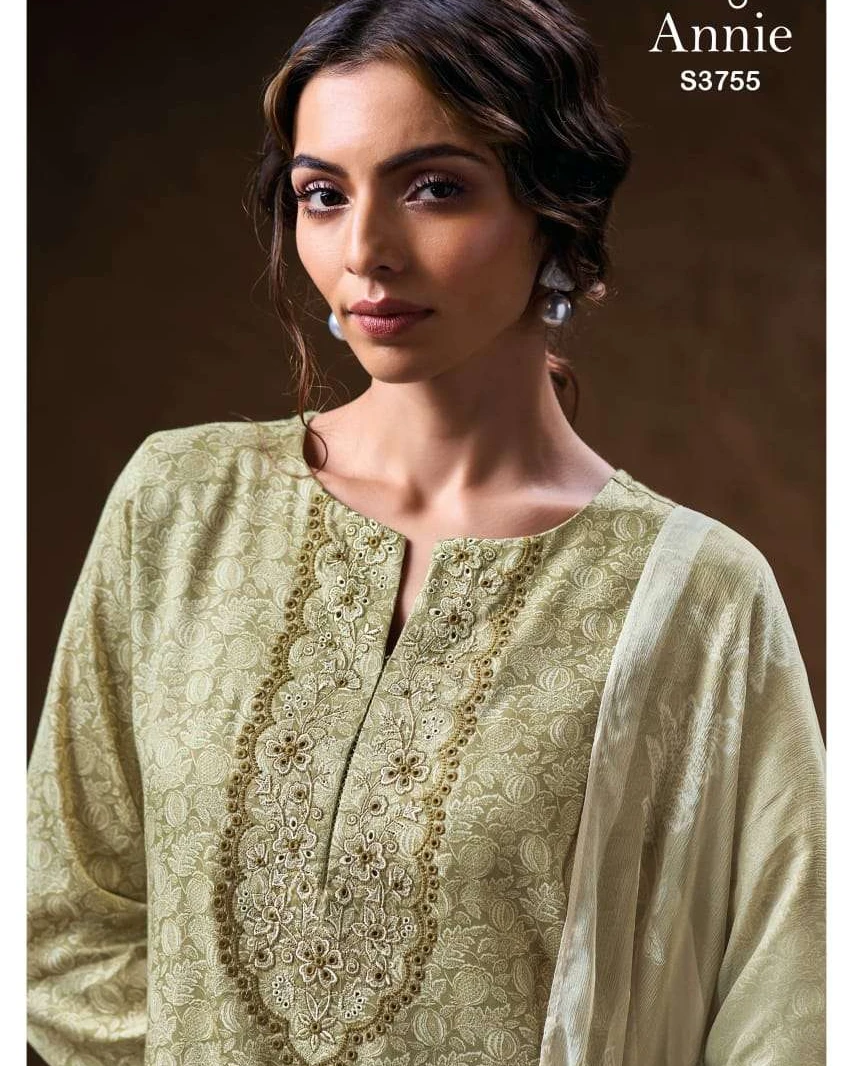 Women's Premium Unstitched Boutique Floral 3-Piece Suit
