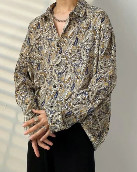 Urban Flow Relaxed Long-Sleeve Shirt