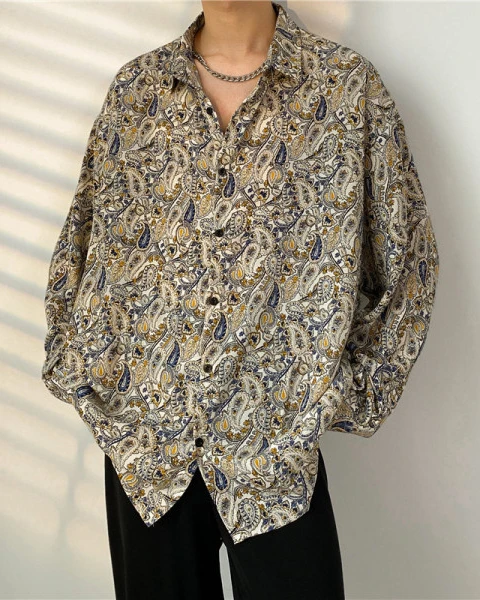 Urban Flow Relaxed Long-Sleeve Shirt