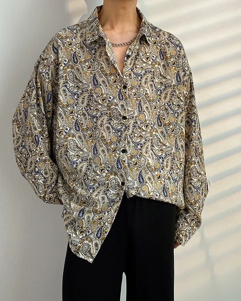 Urban Flow Relaxed Long-Sleeve Shirt