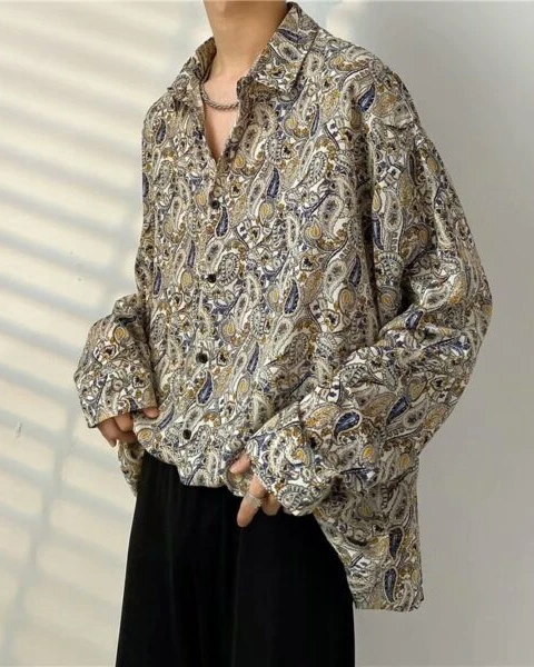 Urban Flow Relaxed Long-Sleeve Shirt