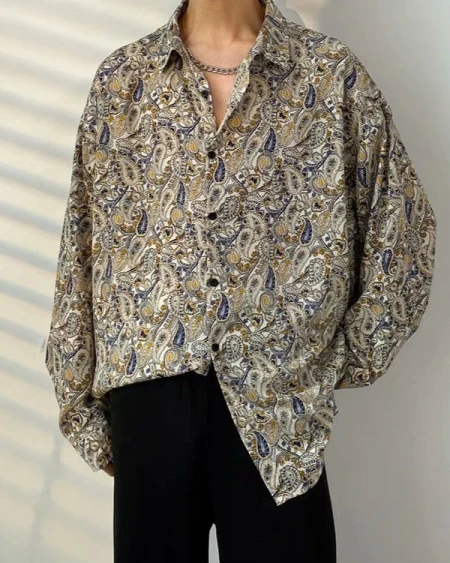 Urban Flow Relaxed Long-Sleeve Shirt
