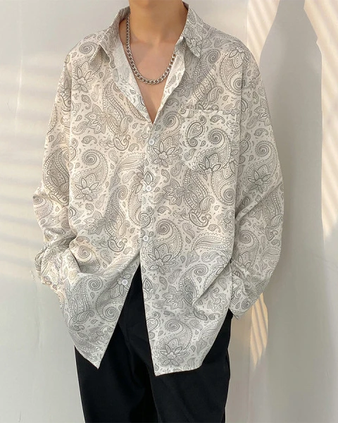 Vanguard Casual Oversized Button-Down