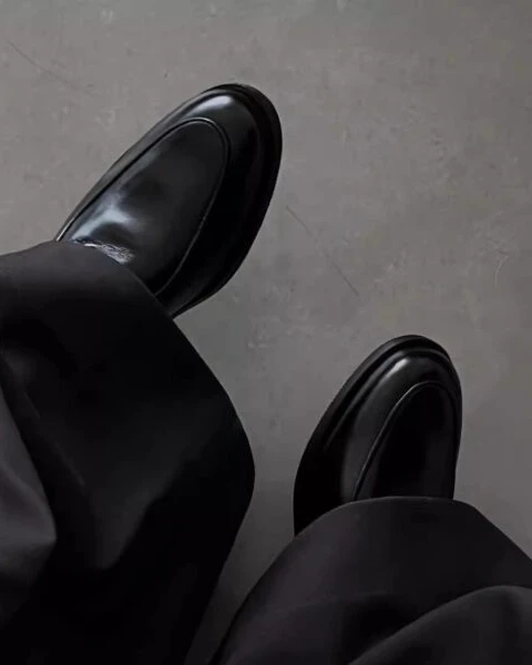 GARB Men’s Glossy Derby Loafers – Premium Business & Formal Dress Shoes
