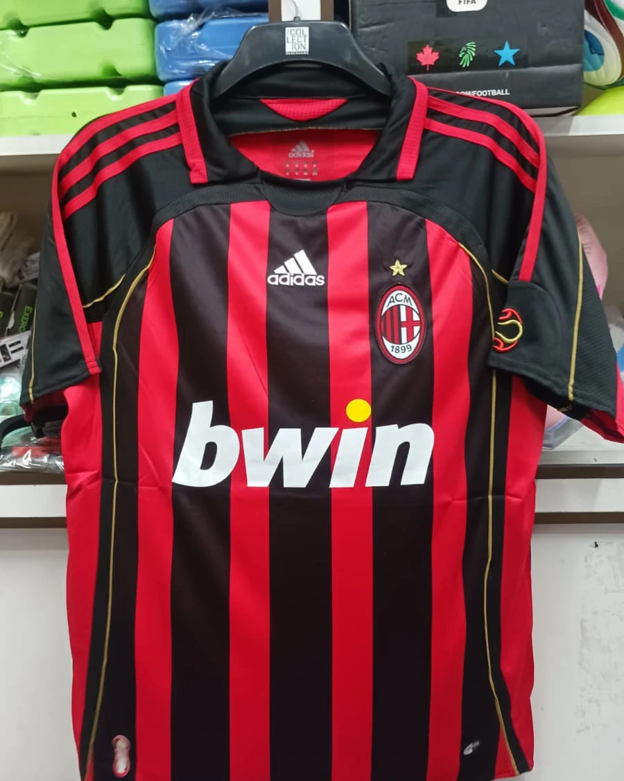 AC Milan Home 2006-07 Retro Player Edition Football Jersey