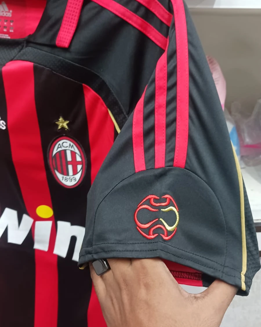 AC Milan Home 2006-07 Retro Player Edition Football Jersey