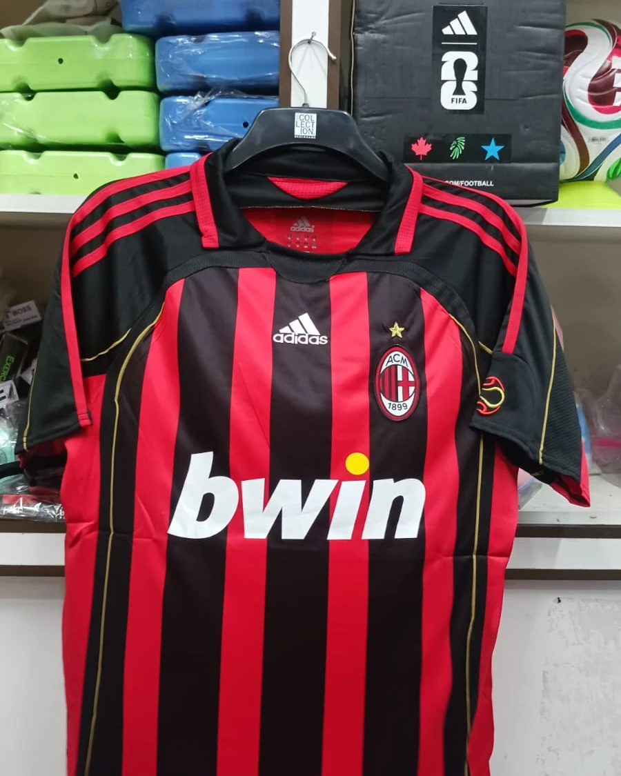 AC Milan Home 2006-07 Retro Player Edition Football Jersey