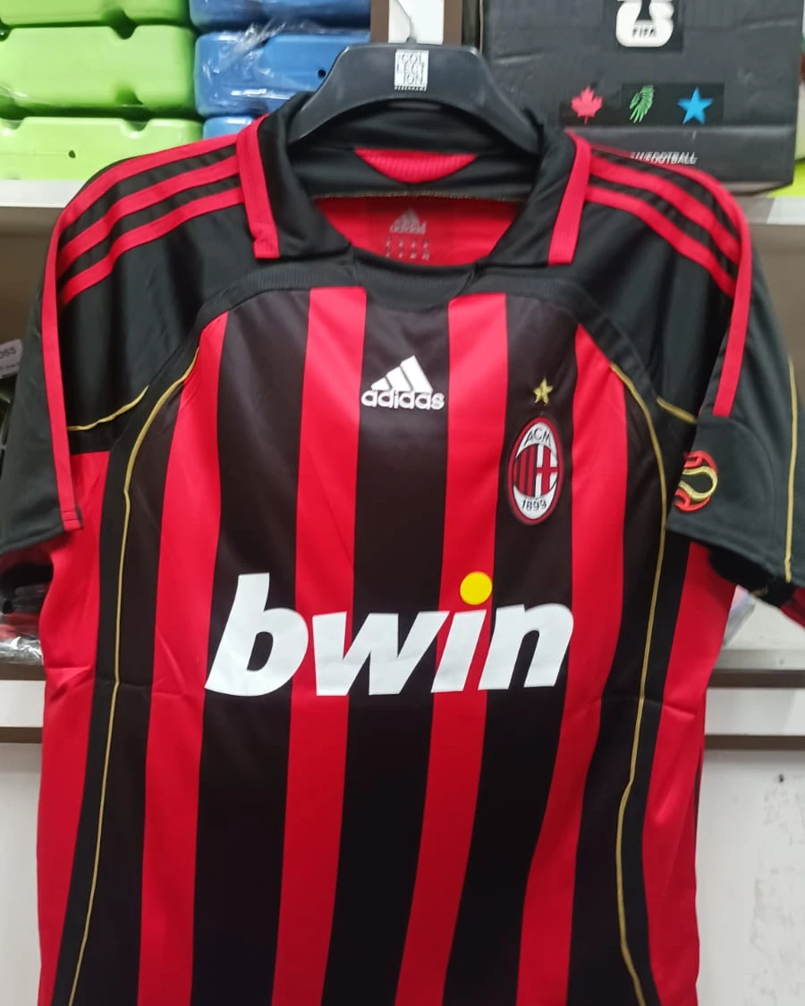 AC Milan Home 2006-07 Retro Player Edition Football Jersey