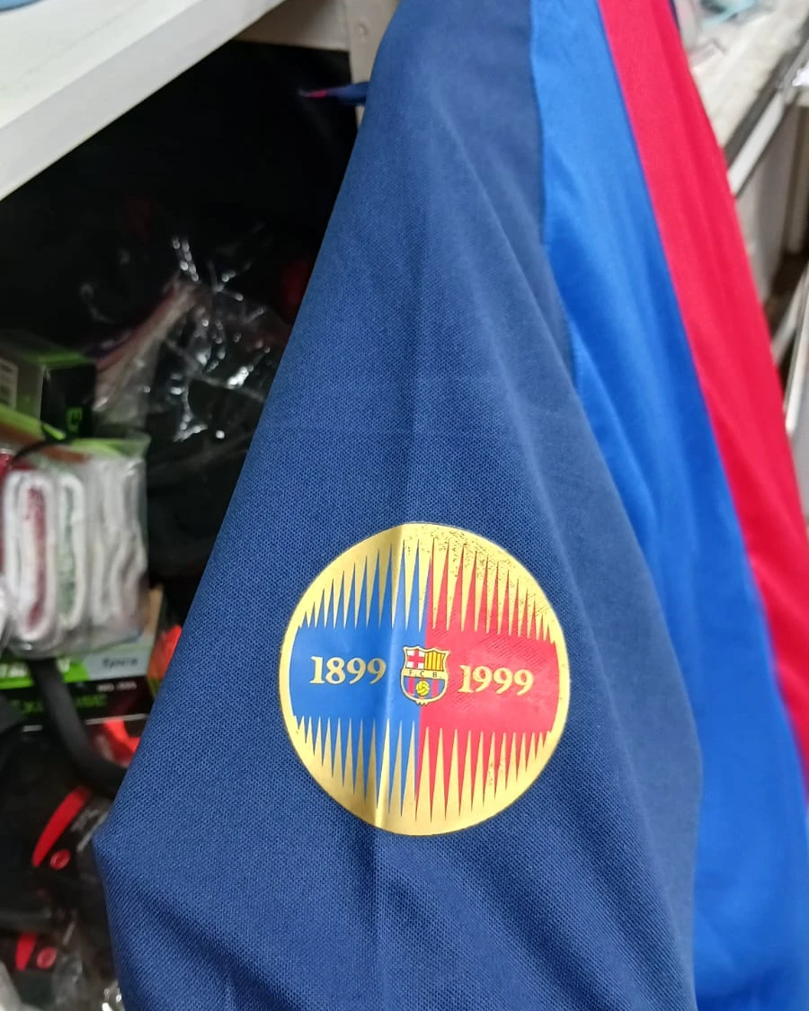 FC Barcelona 1999 Centenary Retro Player Edition Football Jersey