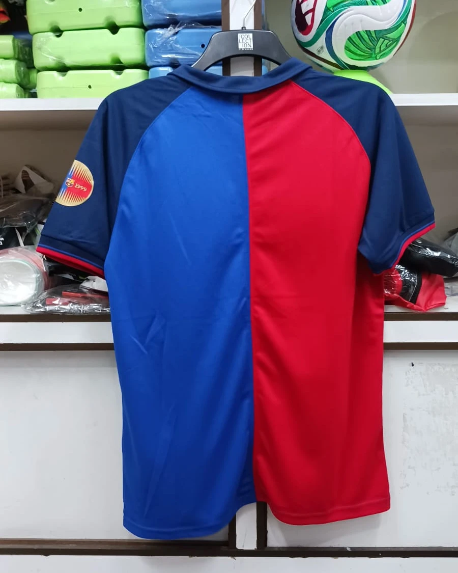 FC Barcelona 1999 Centenary Retro Player Edition Football Jersey