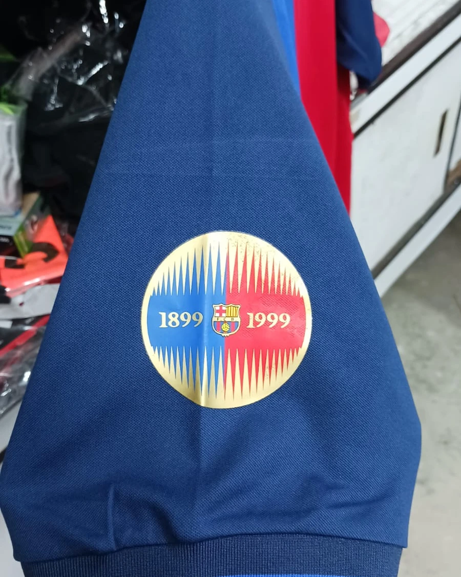 FC Barcelona 1999 Centenary Retro Player Edition Football Jersey