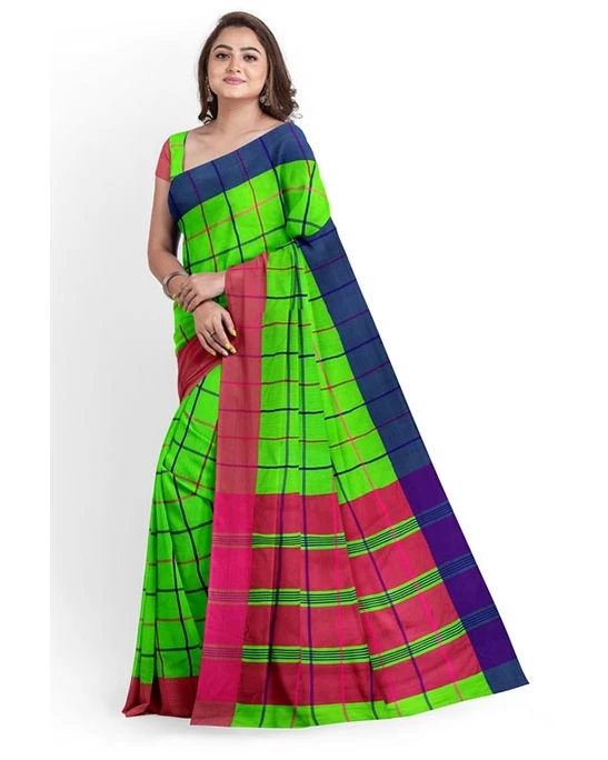 Women's Fashionable Cotton Silk Saree-MT-2781