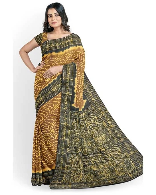 Women's Fashionable Cotton Batik Saree MT-2776