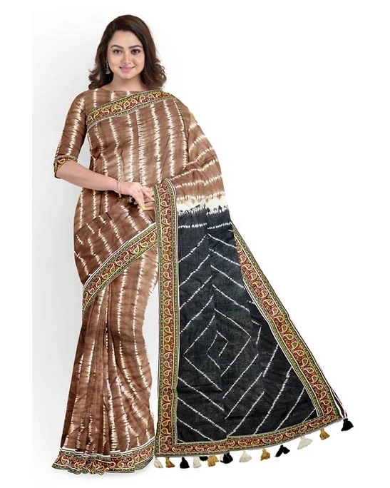 Women's Fashionable Shibori Tie Dye Saree MT-2303