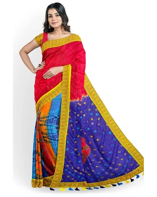 Women's Fashionable Shibori Tie Dye Saree MT-2298