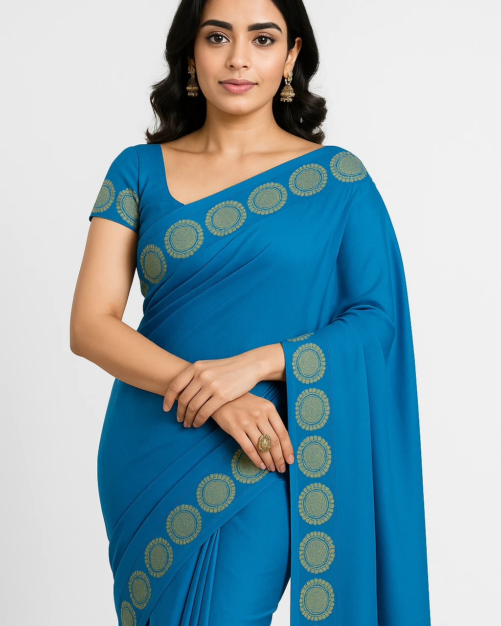 Women's Fashionable Half Silk Saree MT-2245