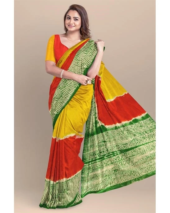 Women's Fashionable Cotton Batik Saree MT-2463
