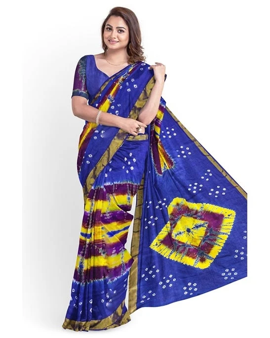 Women's Fashionable Cotton Batik Saree MT-2285