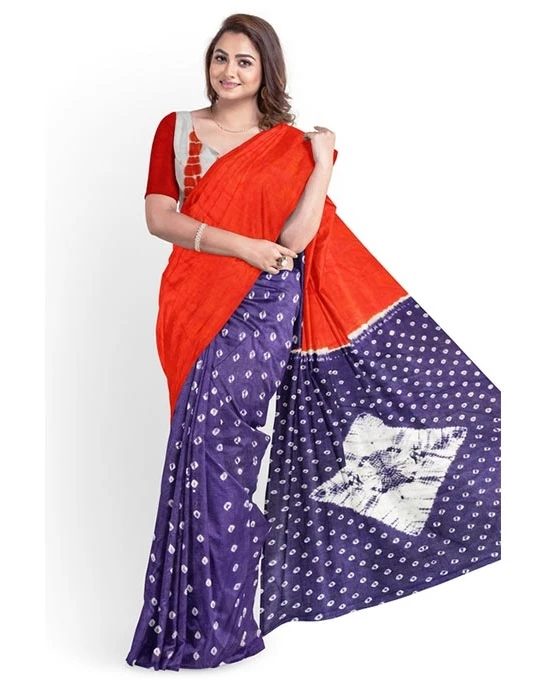 Women's Fashionable Cotton Batik Saree MT-2262