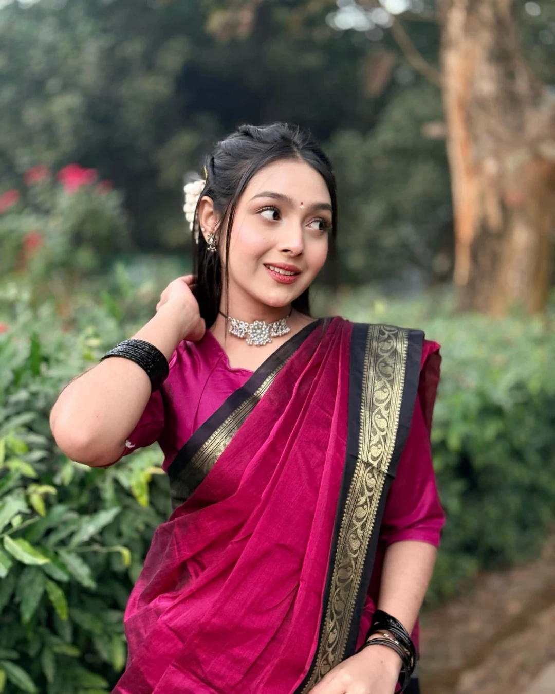 Heritage Bliss Tangail Tat Madurai Mercerized Cotton Saree