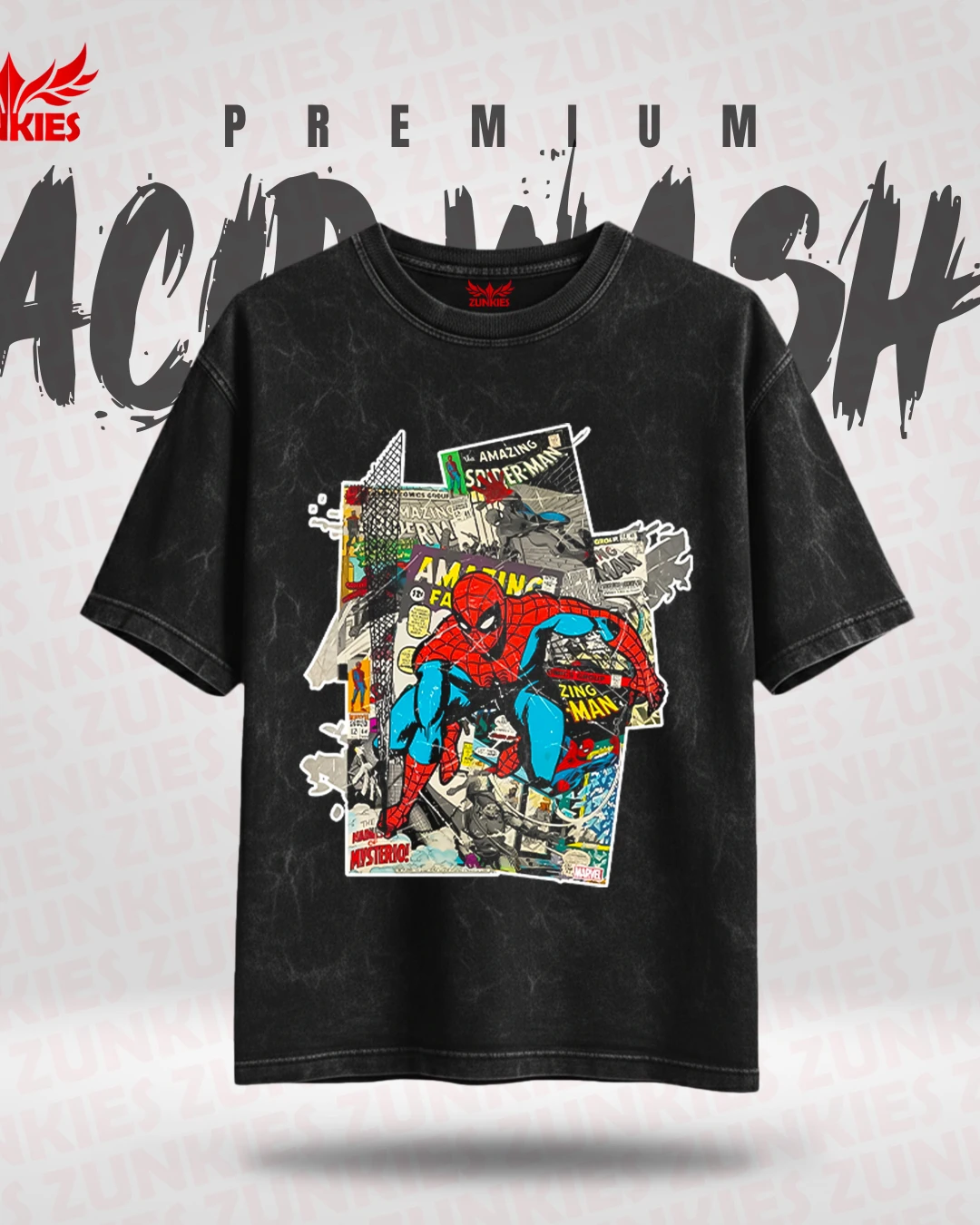 Spider Man - Zunkies Acid Wash Premium Collection