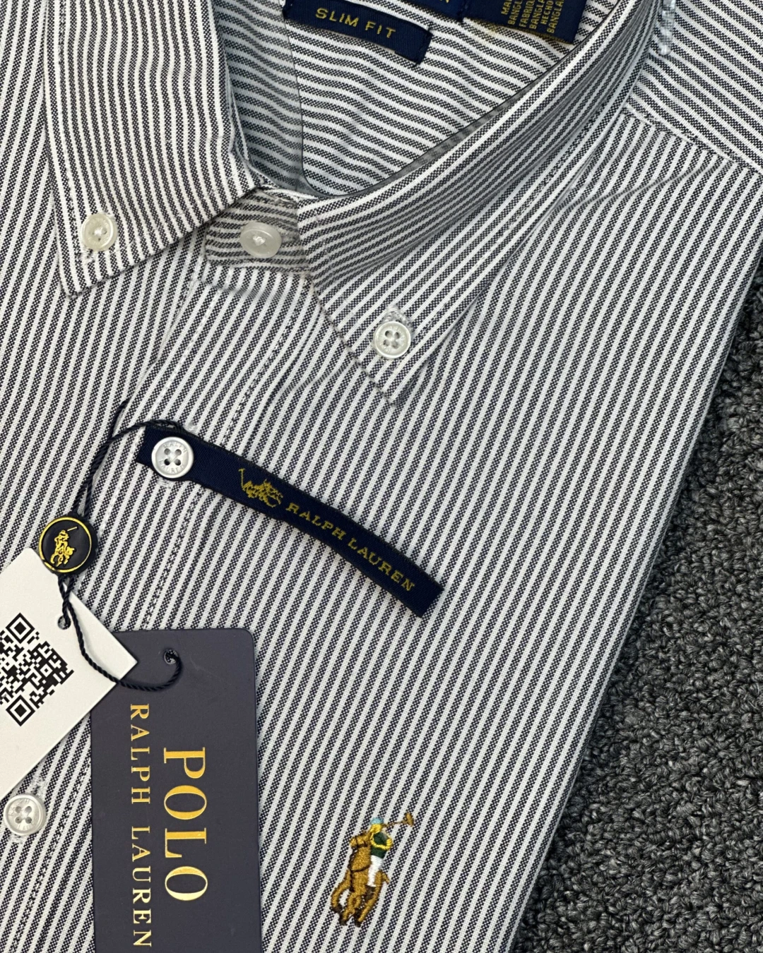 RL Premium Ash Stripe Shirt