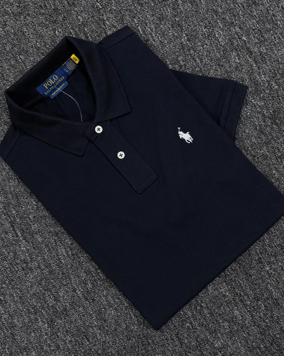 RL Premium Dark Navy Polo T-Shirt