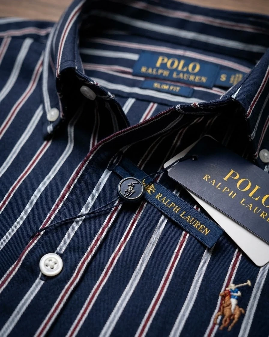 RL Navy Blue Multi Stripe Premium Edition