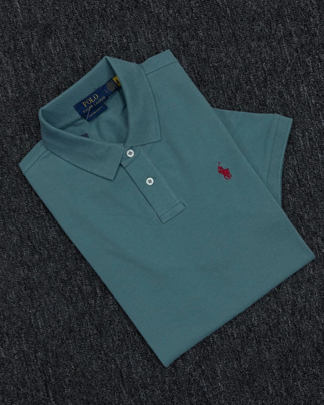 RL Premium Cadet Blue Polo T-Shirt